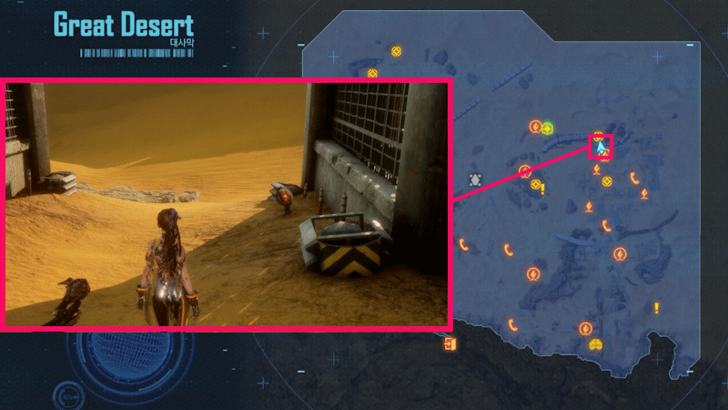 Stellar Blade - Great Desert Passcode 1 Pass Location