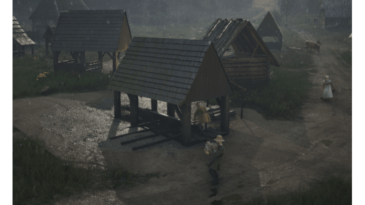 Manor Lords - Produce Planks in the Sawpit