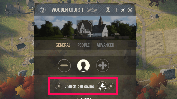 Manor Lords - How to Use Wooden Church Bell Sound