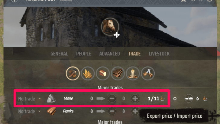 Manor Lords - How to Use Stonecutter Camp Export