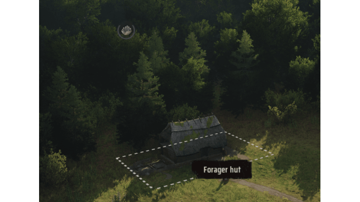 Manor Lords - Build Forager Hut Near Berry Deposit And Granary
