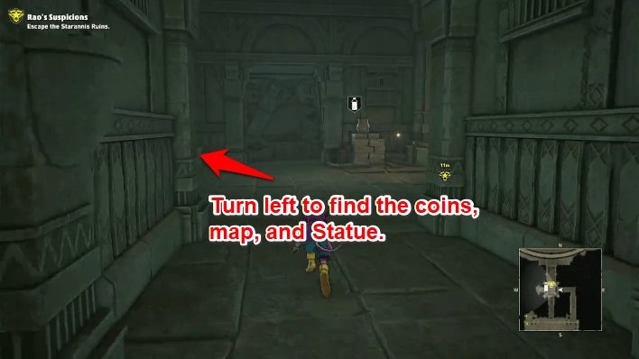 Sand Land - Coins, Map, and Statue