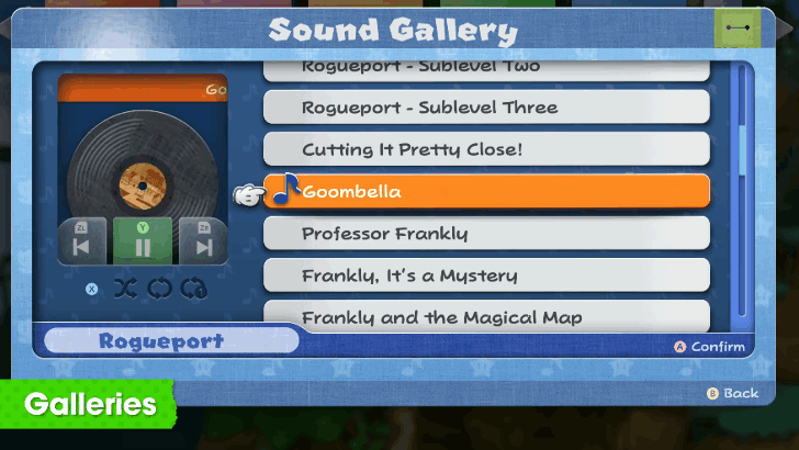 Paper Mario TTYD Switch Remake - Soundtrack