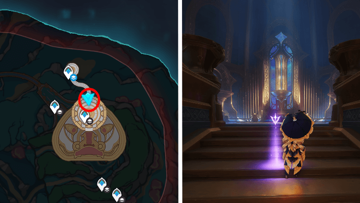 Genshin - Viewpoint in Sea of Bygone Eras