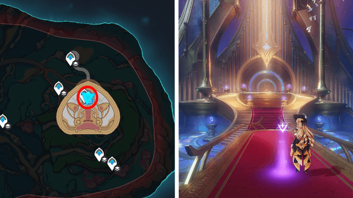 Genshin - Viewpoint in Sea of Bygone Eras