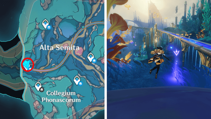 Genshin - Viewpoint in Sea of Bygone Eras