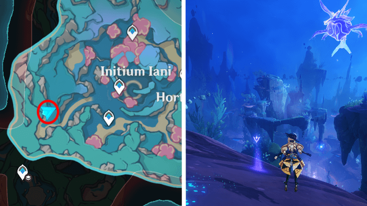 Genshin - Viewpoint in Sea of Bygone Eras