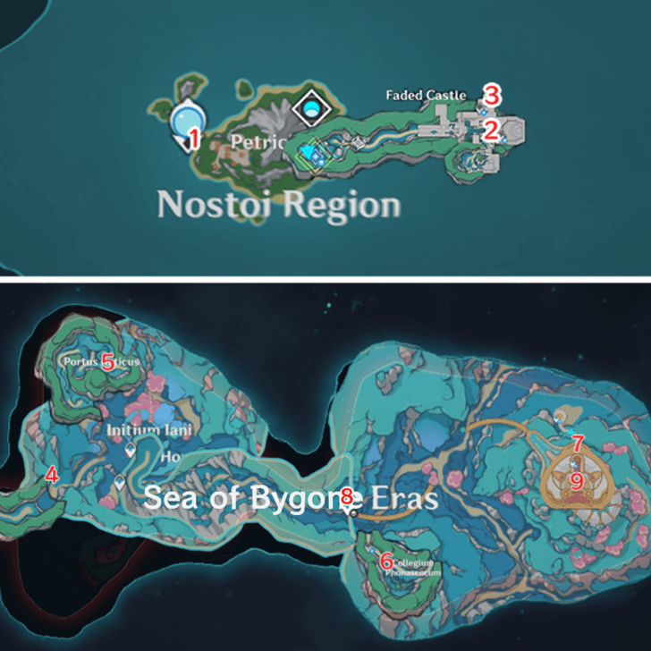 Genshin - All 4.6 Fontaine Viewpoints