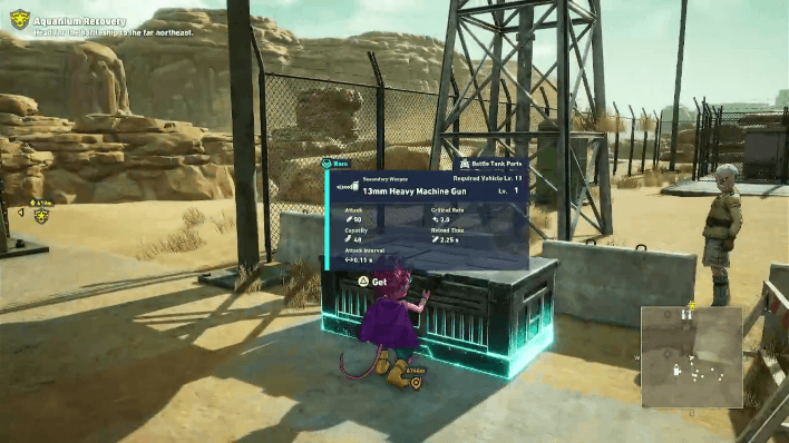 Sand Land - Rare 13mm Heavy Machine Gun