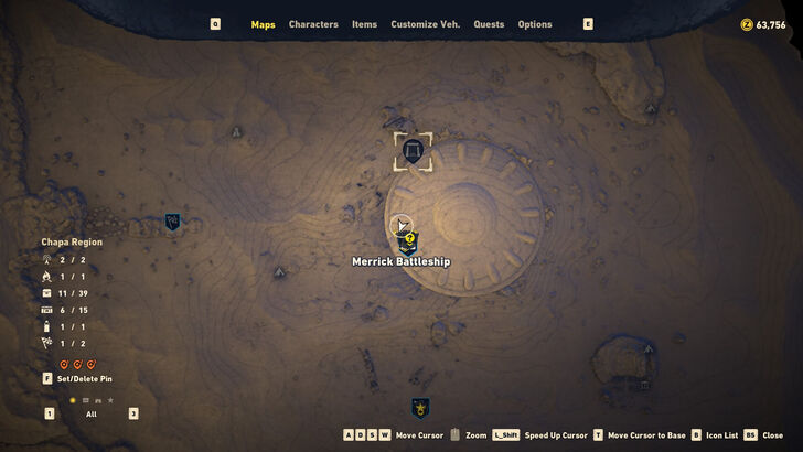 Lost Tools of the Trade Map