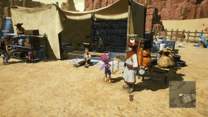 Sand Land - Patago Camp In game