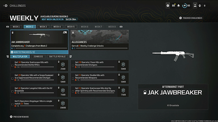 Modern Warfare 3 - JAK Jawbreaker Challenge