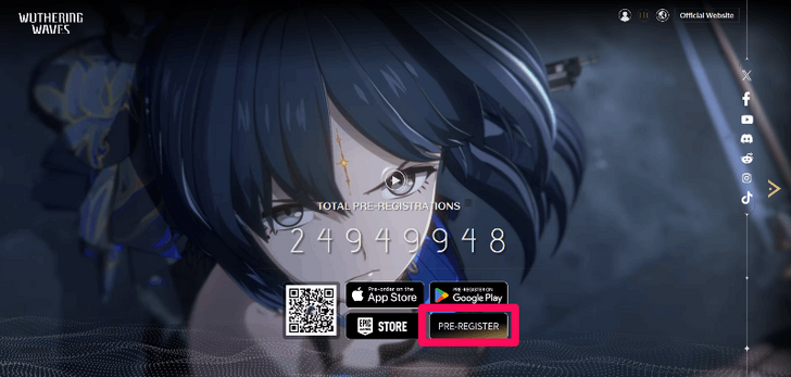 Wuthering Waves - Pre-Register on the Official Website