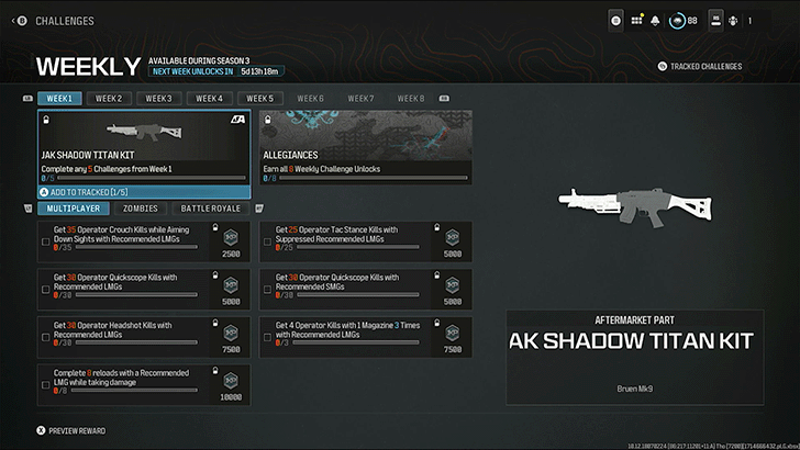 Modern Warfare 3 - JAK Shadow Titan Kit Challenge