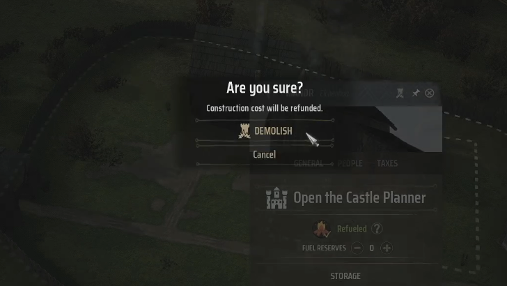 Manor Lords - Demolish Manor to Delete Modules