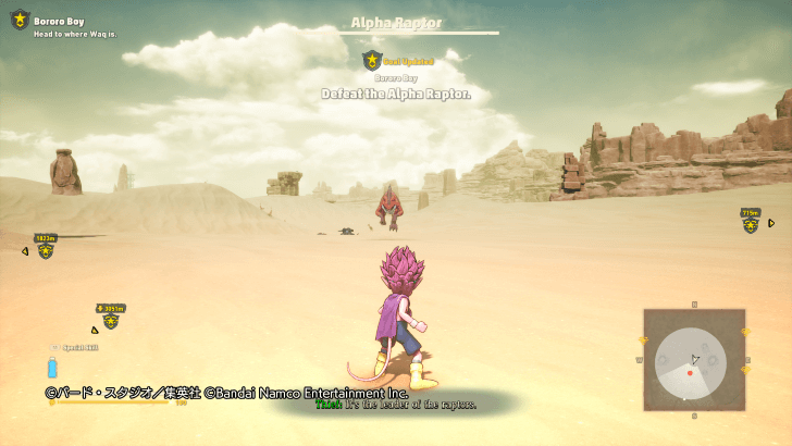 Sand Land - Defeat the Alpha Raptor