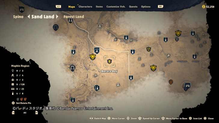 Sand Land - Head to the Maphin Region again