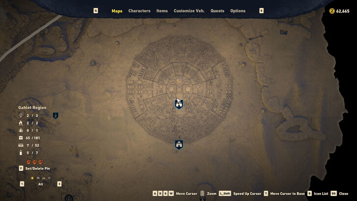 Sand Land Sele Location. mode:show