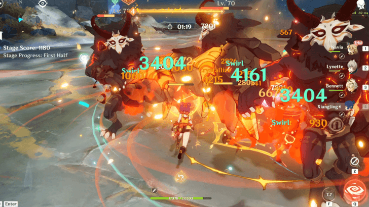 Genshin - Vibro Crystal Day 6 Triple Rockshield