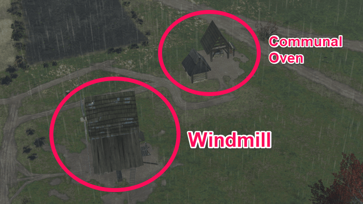 Manor Lords - How to Use Communal Ovens Windmill Proximity