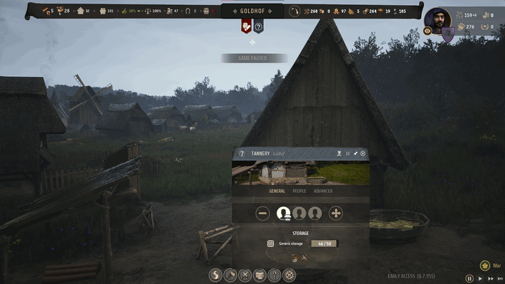 Manor Lords - Convert Hide to Leather