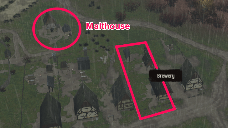 Manor Lords - How to Use Malthouse Brewery Proximity