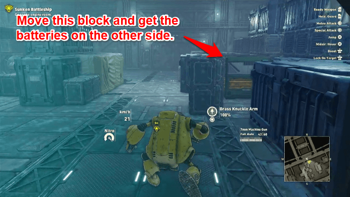 Sand Land - Move the Block to Get Batteries on the Other Side