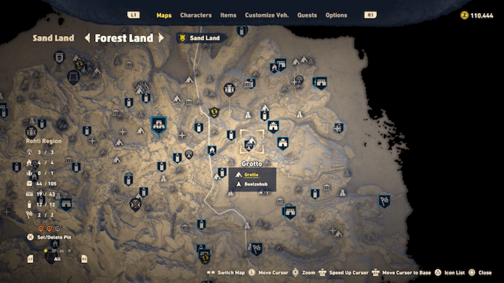 Fine Coffee Beans Map