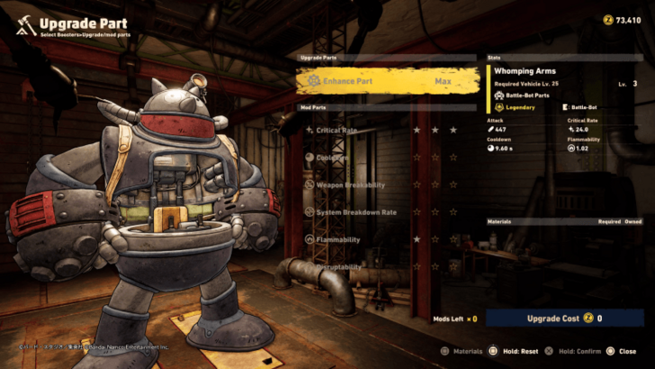 Limited Mod Depending On Rarity