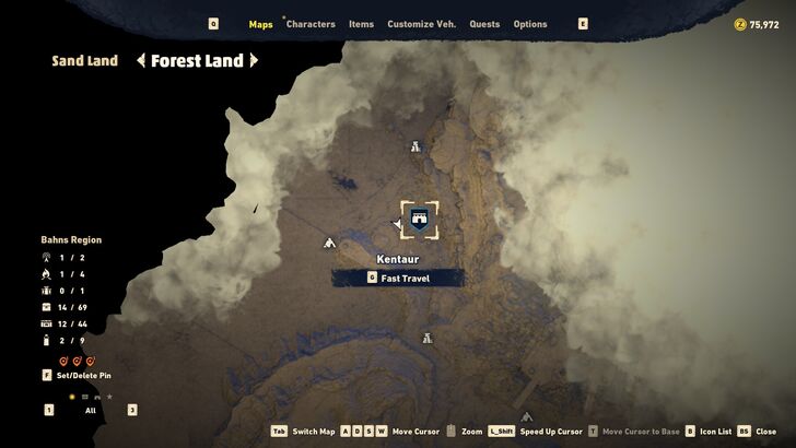 Earnest Love Letters
 Map