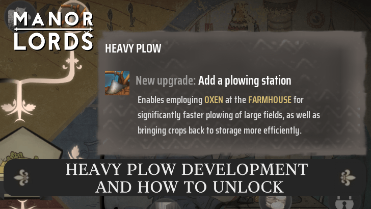 Manor Lords - Heavy Plow Development and How to Unlock