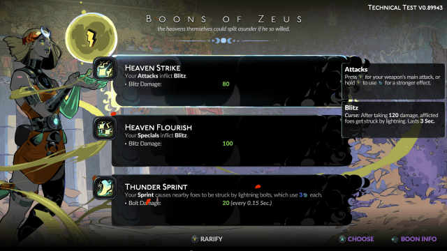 Hades 2 - Boon Choice