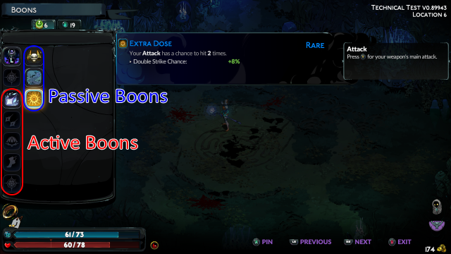 Hades 2 - Active vs Passive Boons