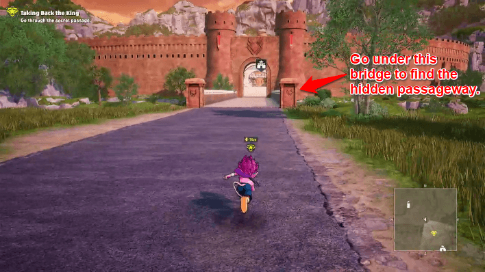 Sand Land - Hidden Passageway Under Bridge