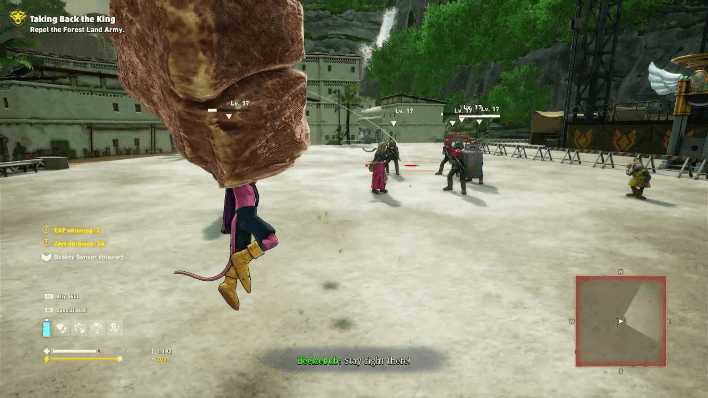 Sand Land - Rock Throw