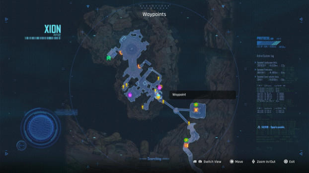 Xion City Fast Travel - City Entrance Map