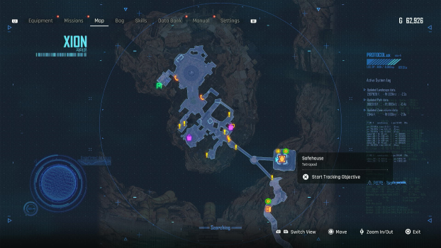 Xion City Fast Travel - Safehouse Map