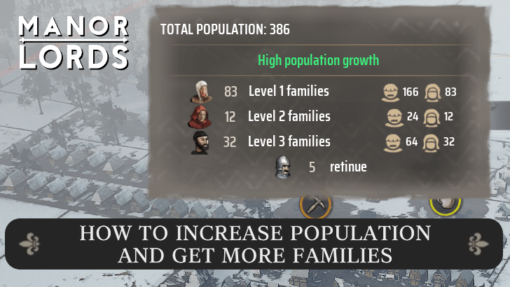 Manor Lords - How to Increase Population and Get More Families
