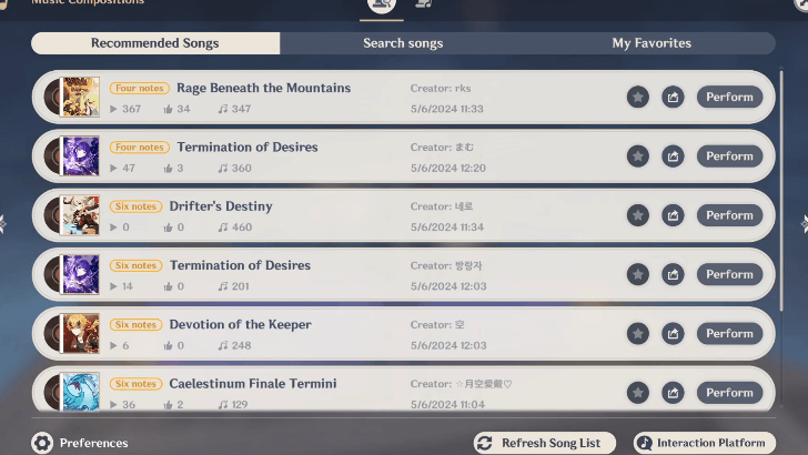 Genshin - Music Composition