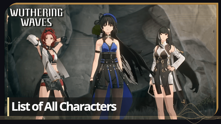 Wuthering Waves All Characters