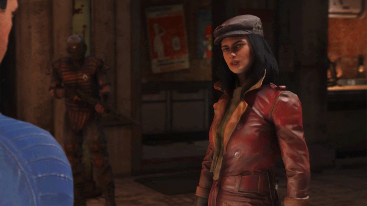 Fallout 4 - Piper Talking to Sole Survivor