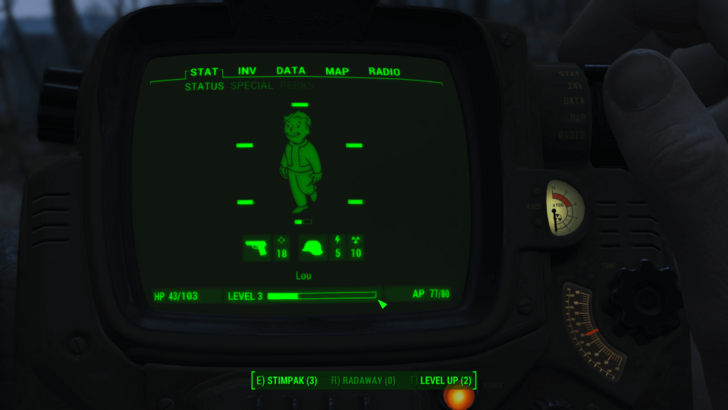Fallout 4 - Pip-Boy Menu
