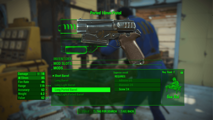 Fallout 4 - Upgrade Weapons and Armor