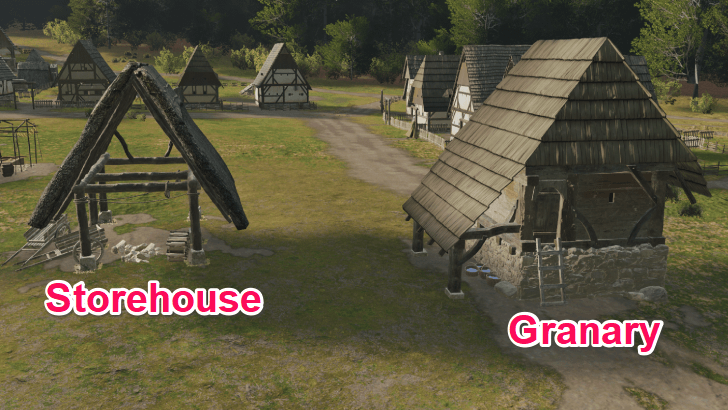 Manor Lords - How to Use Pack Stations Assign Livestock Storehouse and Granary
