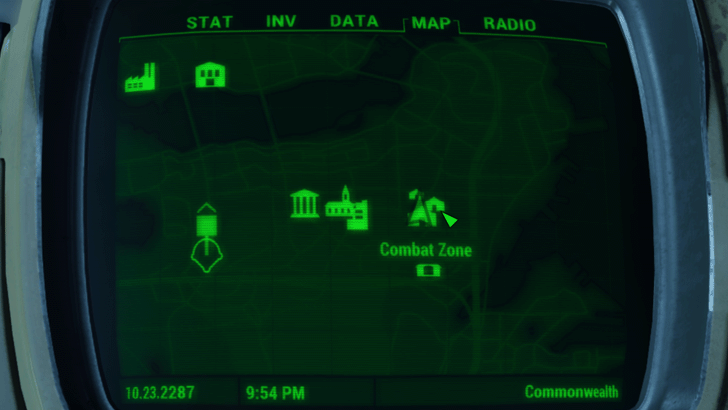 Fallout 4 - Combat Zone Location