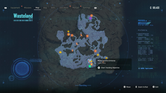 Altess Levoire Entrance Map