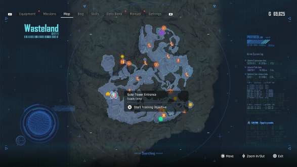 Solar Tower Entrance Map