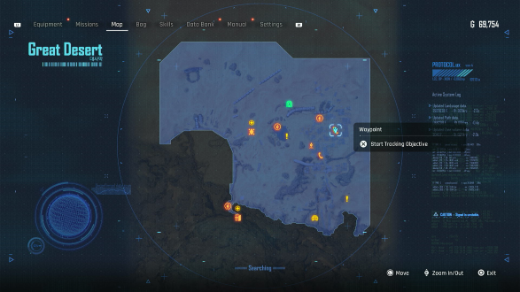 Center of the Abandoned City Map