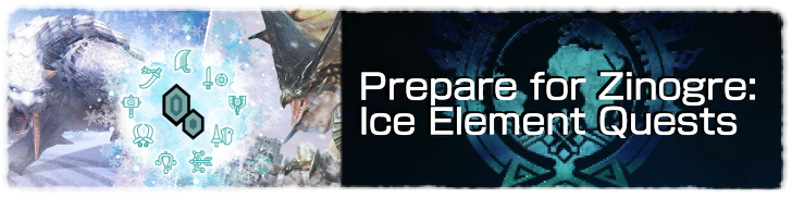 MH Now - Prepare for Zinogre Ice Element Quests