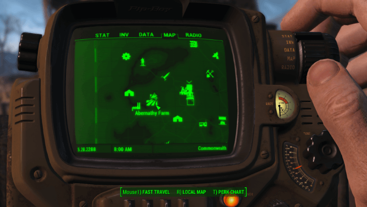 Fallout 4 - Chemistry Station - Abernathy Farm Map